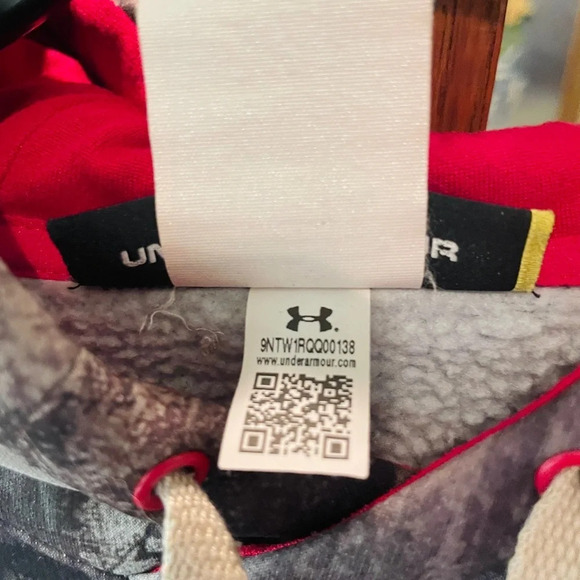 Under Armour Mossy Oak women’s camo pullover hoodie SZ M camo & pink - Picture 14 of 14
